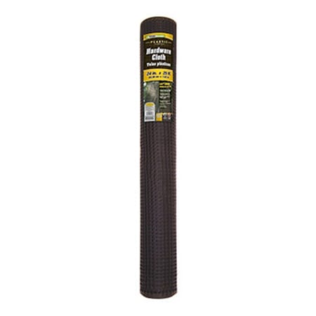 Midwest Air Tech-Import 24 x 25 ft Plastic Hardware Cloth Roll, Black MI570209